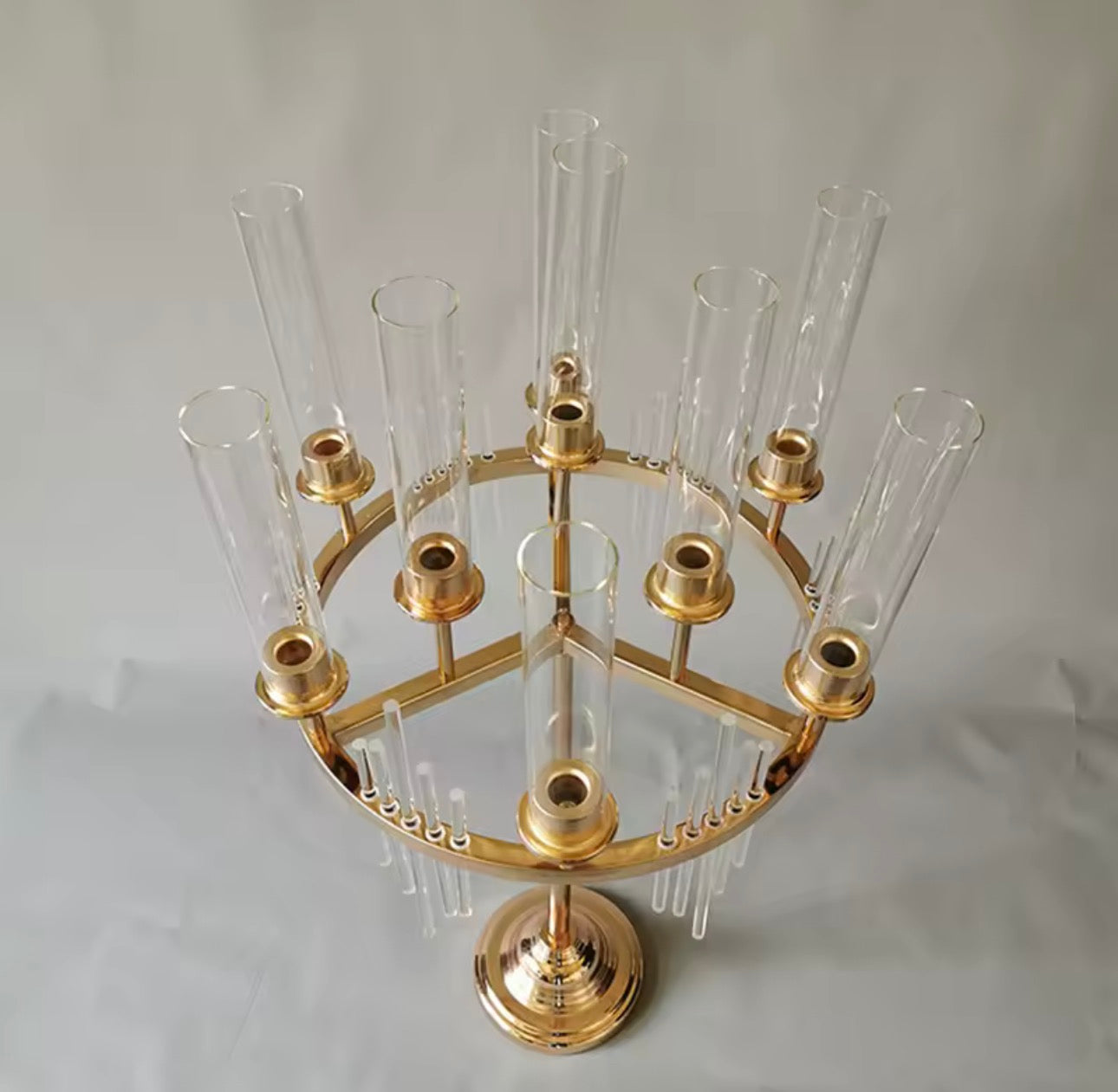 Gold 9-arm Princess Candelabra