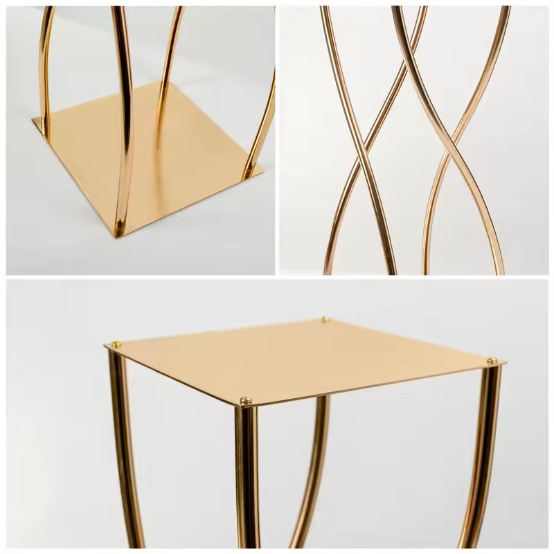 Gold Swivel Centerpiece