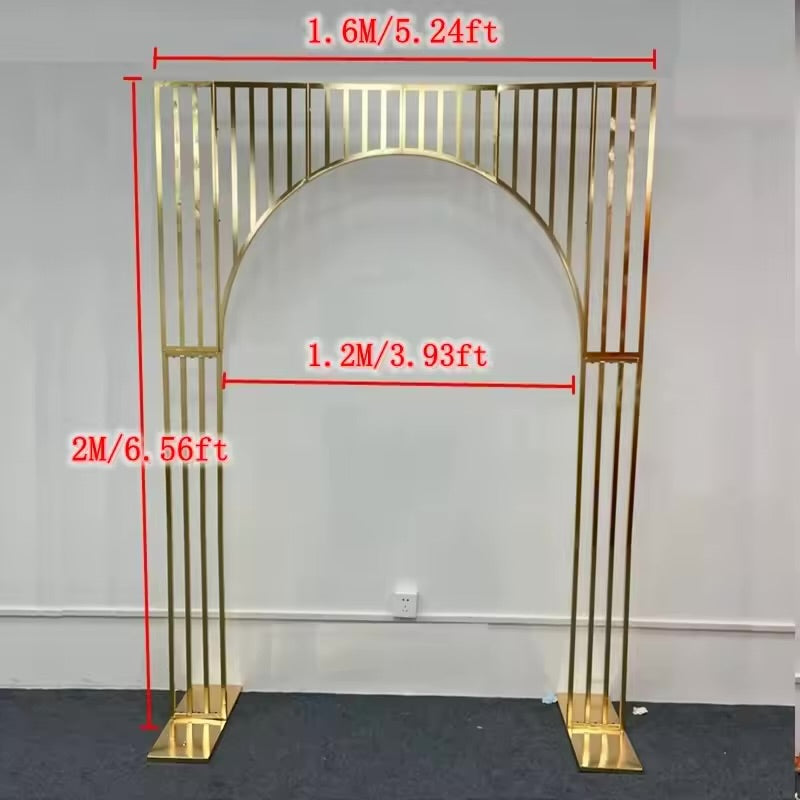Gold Metal Backdrop Stand