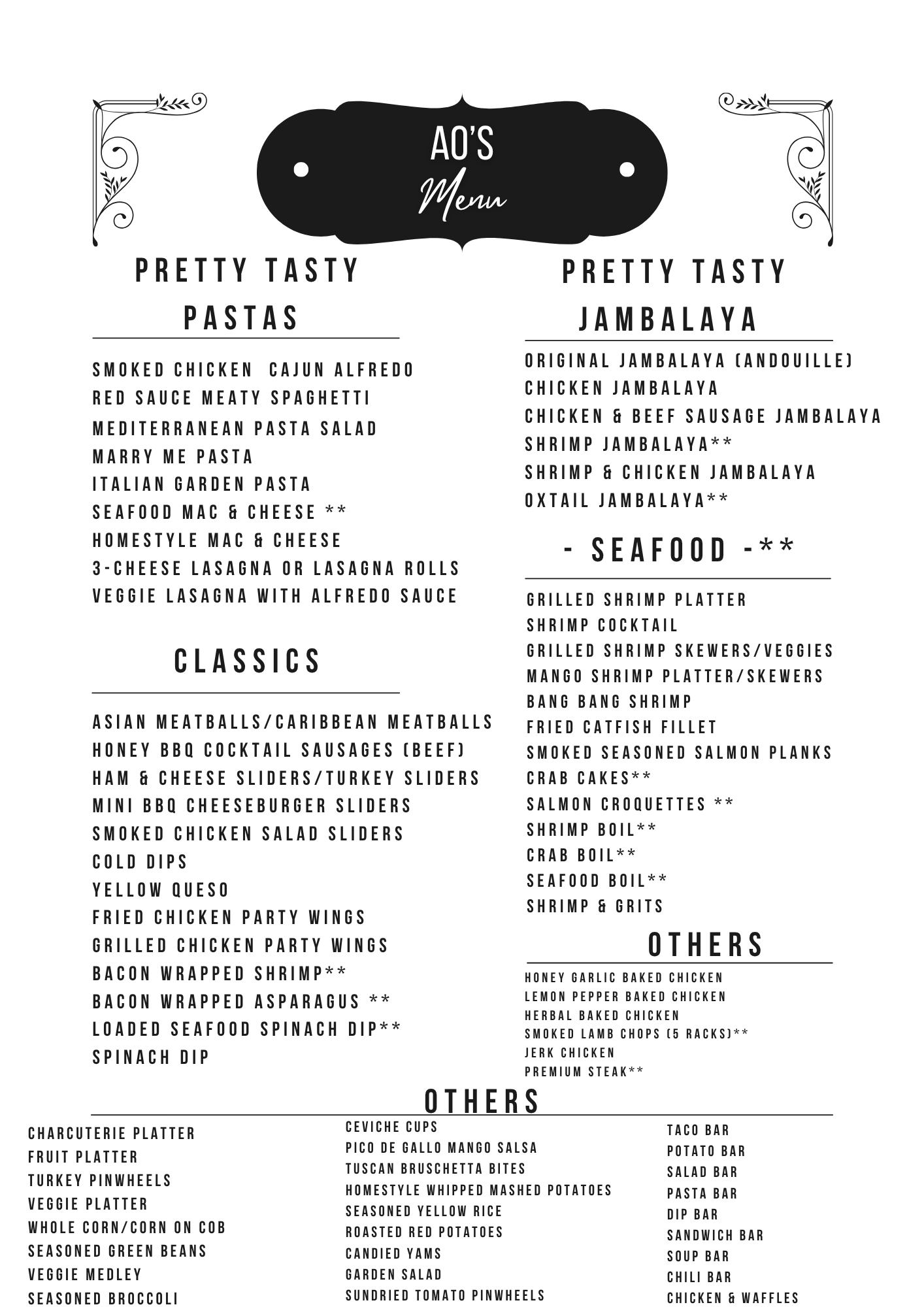 Basic Drop-Off Catering