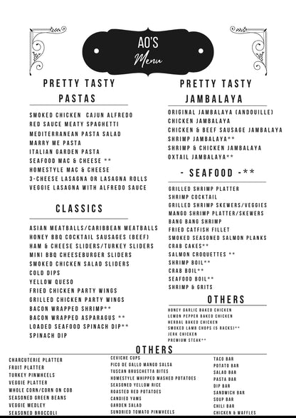 Classic Buffet Catering